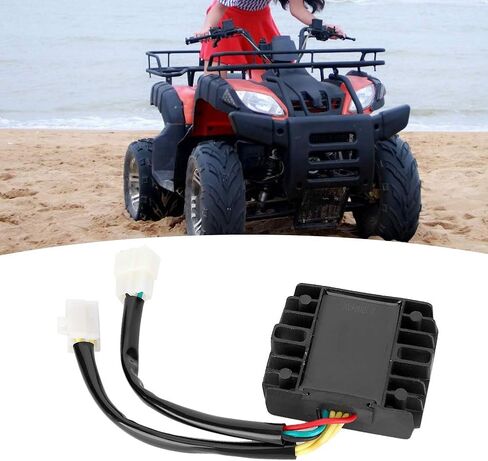 Voltage Regulator Rectifier,DC12V 6 Wire Motorcycle Voltage Rectifier Regulator Fit for GY6 50 125 150 200 250 Scooter in Saudi Arabia