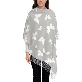 IBILIU Oversize Scarf for Women Flying Storks Wild Birds Cranes Scarf Tassel Scarves Fall Winter Shawl Wraps in Kuwait