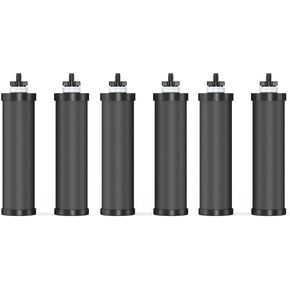 استبدال فلتر المياه بمعايير NSF/ANSI 42&372 لعناصر تنقية Berkey® BB9-2® السوداء، مرشحات الكربون المنشط المتوافقة مع نظام تنقية المياه Berkey Gravity، حزمة من 2 in Kuwait