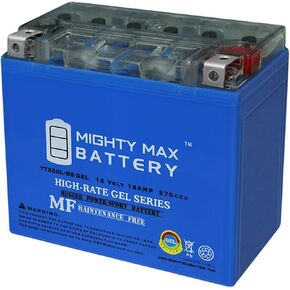 Mighty Max Battery YTX20L-BS Gel Replaces Can-Am Commander Defender Maverick 1000 11-18 in Saudi Arabia