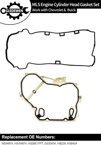 IV323 EV314 2.4L مجموعة حشية رأس المحرك ، 2.4 REBUILD HEADGASKET KIT متوافقة مع 2010-2013 شيفروليه الاعتدال Captiva Sport Buick Lacrosse Verano GMC Terrain ، استبدل# HS26466PT S72196 in Saudi Arabia