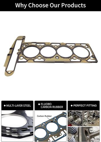 IV323 EV314 2.4L مجموعة حشية رأس المحرك ، 2.4 REBUILD HEADGASKET KIT متوافقة مع 2010-2013 شيفروليه الاعتدال Captiva Sport Buick Lacrosse Verano GMC Terrain ، استبدل# HS26466PT S72196 in Saudi Arabia