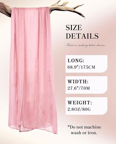 Shawl Wraps for Women - Shimmering Chiffon Scarves, Versatile Hijab Headscarf, Neck Scarf, Shawl for Evening Dresses in Kuwait