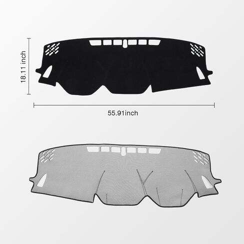 Kust Car Dash Cover for Subaru Crosstrek 2024 2025 2026 Non-Slip Polyester Center Center Cover Cover Cover Cover Inconsials for Subaru Crosstrek Custom Dash Mat Mat No Glare Black in Saudi Arabia