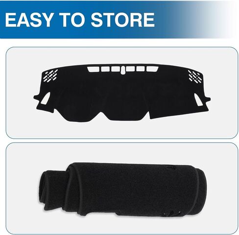 Kust Car Dash Cover for Subaru Crosstrek 2024 2025 2026 Non-Slip Polyester Center Center Cover Cover Cover Cover Inconsials for Subaru Crosstrek Custom Dash Mat Mat No Glare Black in Saudi Arabia