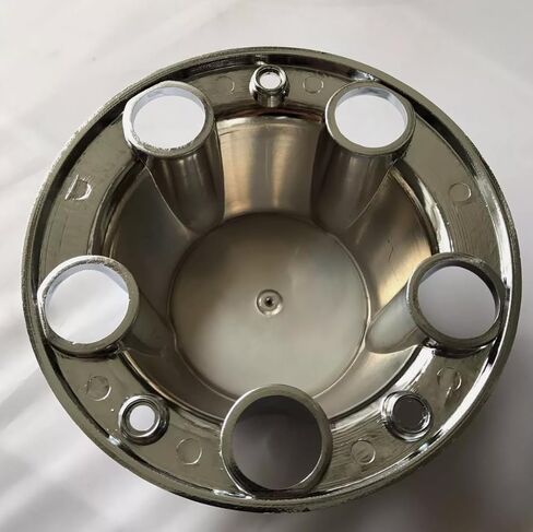 4pcs Fit 1980-1996 F150 Bronco Van Chrome Hub Hub Center Center Center Black Center (Black) in Kuwait