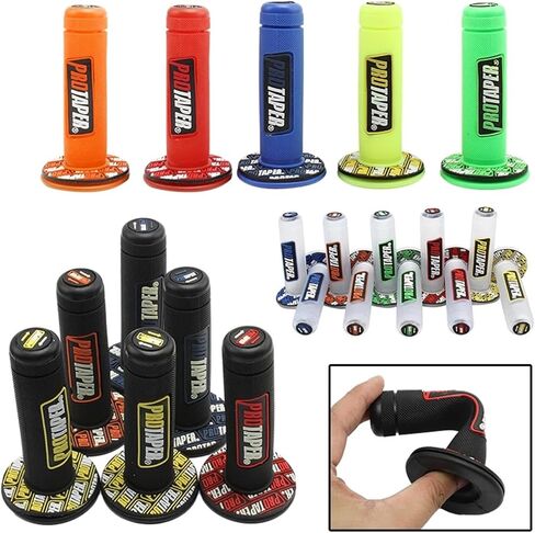 Grips for Motorcycle for Pro Taper 7/8" Rubber Gel Hand Brake Handle Enduro Grips Moto Cross Quad Accessories Pitbike in Saudi Arabia