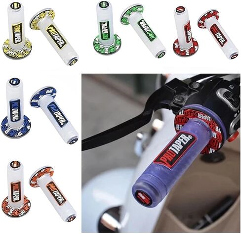Grips for Motorcycle for Pro Taper 7/8" Rubber Gel Hand Brake Handle Enduro Grips Moto Cross Quad Accessories Pitbike in Saudi Arabia