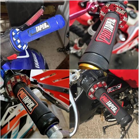 Grips for Motorcycle for Pro Taper 7/8" Rubber Gel Hand Brake Handle Enduro Grips Moto Cross Quad Accessories Pitbike in Saudi Arabia