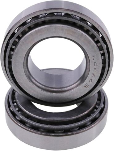 DVPARTS 2PK Single Row High Speed Tapered Roller Bearings L44643/L44610 Compatible with 1949-Later Big Twin All Models and 1981 and Later Sportster 1993-2005 Harley-Davidson Dyna Wide Glide - FXDWG in Saudi Arabia