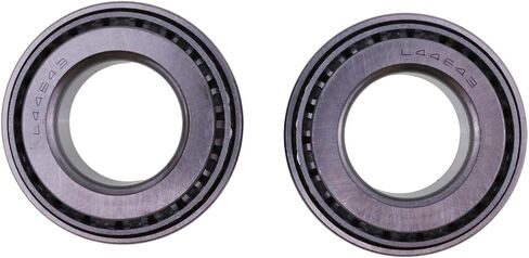 DVPARTS 2PK Single Row High Speed Tapered Roller Bearings L44643/L44610 Compatible with 1949-Later Big Twin All Models and 1981 and Later Sportster 1993-2005 Harley-Davidson Dyna Wide Glide - FXDWG in Saudi Arabia