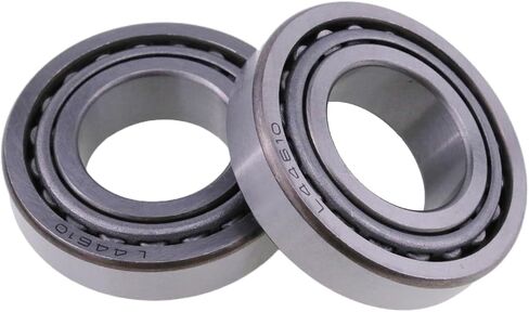 DVPARTS 2PK Single Row High Speed Tapered Roller Bearings L44643/L44610 Compatible with 1949-Later Big Twin All Models and 1981 and Later Sportster 1993-2005 Harley-Davidson Dyna Wide Glide - FXDWG in Saudi Arabia