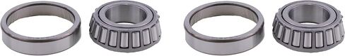 DVPARTS 2PK Single Row High Speed Tapered Roller Bearings L44643/L44610 Compatible with 1949-Later Big Twin All Models and 1981 and Later Sportster 1993-2005 Harley-Davidson Dyna Wide Glide - FXDWG in Saudi Arabia
