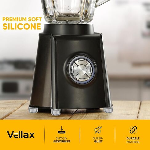 واقي حائط لمقبض الباب - 4 قطع (1.97 بوصة × 0.44 بوصة) - سهل التركيب، واقيات حائط من السيليكون من مقابض الأبواب لتقليل الضوضاء وحماية السطح، ذاتية اللصق in Kuwait