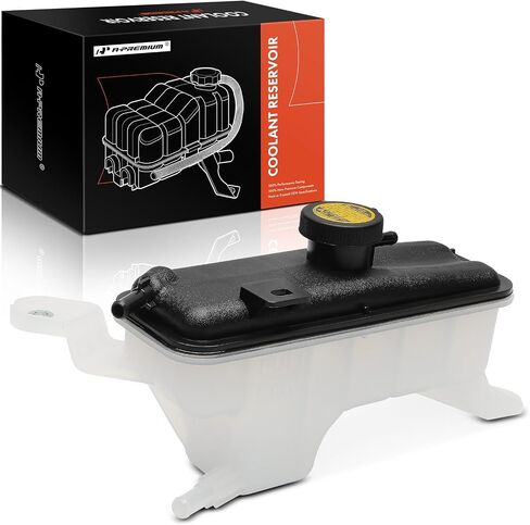 A-Premium Engine Coolant Overflow Recovery Reservoir Tank [with Cap] Compatible with Toyota RAV4 2006-2011, RAV4 2012 3.5L, RAV4 2012-2018 2.5L - Front Side in Saudi Arabia