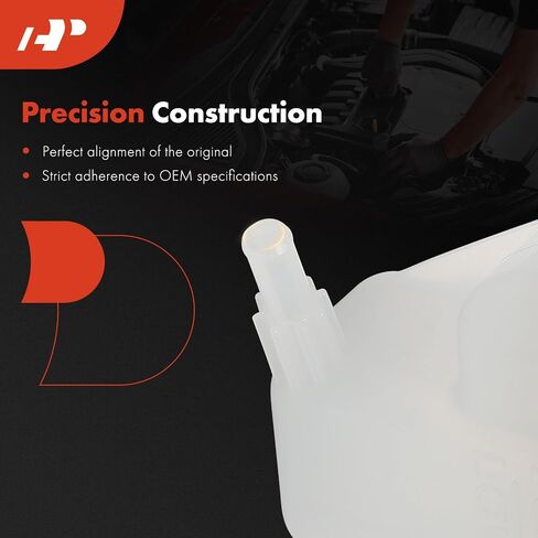 A-Premium Engine Coolant Overflow Recovery Reservoir Tank [with Cap] Compatible with Toyota RAV4 2006-2011, RAV4 2012 3.5L, RAV4 2012-2018 2.5L - Front Side in Saudi Arabia