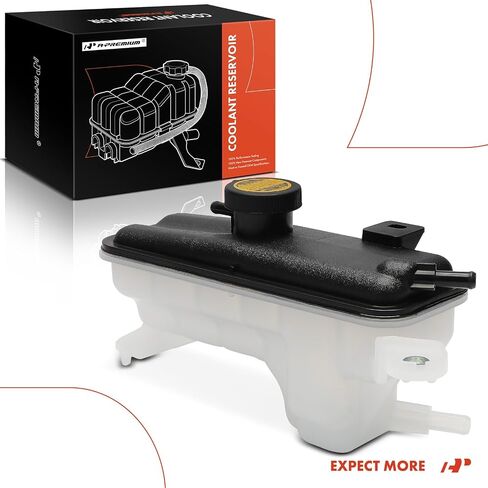 A-Premium Engine Coolant Overflow Recovery Reservoir Tank [with Cap] Compatible with Toyota RAV4 2006-2011, RAV4 2012 3.5L, RAV4 2012-2018 2.5L - Front Side in Saudi Arabia