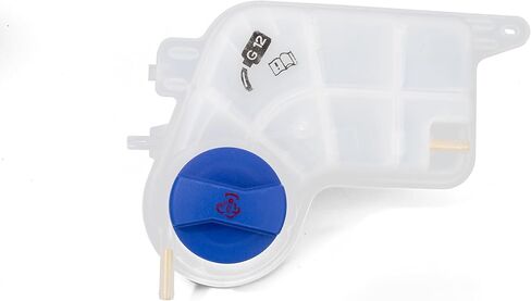 Coolant Overflow Reservoir Tank Compatible with Audi 2006–2011 A6 V6 3.2L, 2005–2009 A6 Quattro V6 3.2L, Engine Expansion Bottle with Sensor, Replace # 4F0121403B in Saudi Arabia