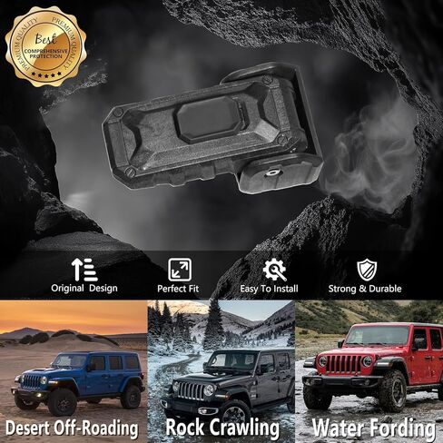 مزلاج غطاء محرك مع مفاتيح ، ومقاطع غطاء محرك السيارة لعام 2018-2025 Jeep Wrangler JL JLU 4XE Jeep Gladiator JT ، وملحقات القفل المضاد للسرقة ، والأناقة المعدلة على الطرق الوعرة ، وزوج واحد ، أسود غير لامع in Kuwait