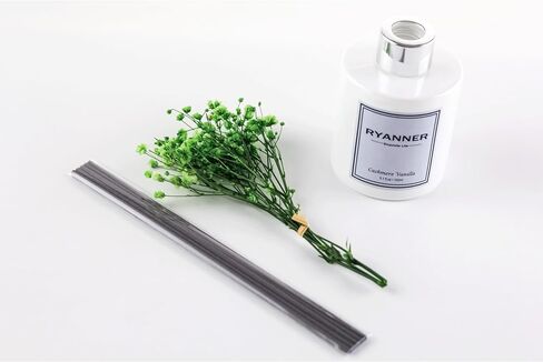 مجموعة ناشر القصب ، 5.1 أوقية كاشمير ، ناشر رائحة الفانيليا مع العصي العطر العطور المنزلية الناشر مع الزيت العطري لديكور الجرف الحمام ومرهاء الهواء ، ديكور مكتب الحمام المنزلي والهدايا in Kuwait
