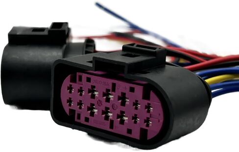Xenon HID Projector Connector Connector Harness Pigtail Plug 68305265AA متوافق مع 2013-2018 Dodge RAM 1500 2500 LJQ in Saudi Arabia