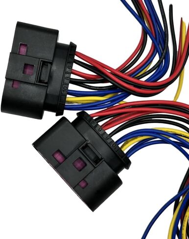 Xenon HID Projector Connector Connector Harness Pigtail Plug 68305265AA متوافق مع 2013-2018 Dodge RAM 1500 2500 LJQ in Saudi Arabia