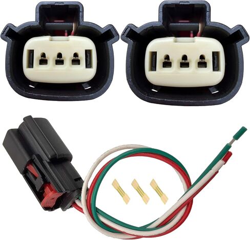 2PCS Connector-تسخير الأسلاك لفائف الإشعال لفورد إيدج ، المستكشف ، F-150 ، F-350 ، Flex ، LOBO ، Fusion ، Mustang ، Taurus ، Transit/Lincoln MKC MKS MKT MKX MKZ 9U2Z1411EA ، S-2280 in Saudi Arabia
