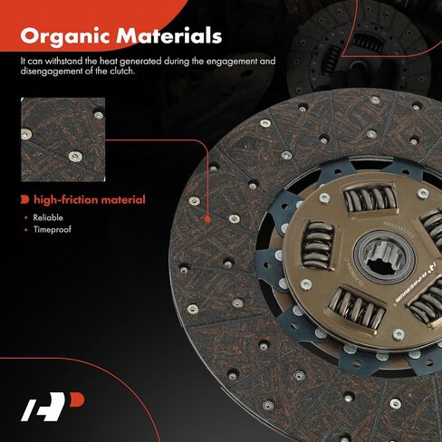 A-Premium Transmission Clutch Kit Set Compatible with Chevrolet Blazer, B60, C10 Suburban, G30, K10 Pickup, K5 Blazer, P30 Series & GMC C15, G2500, Jimmy, P35 & Pontiac Bonneville & Checker Marathon in Saudi Arabia