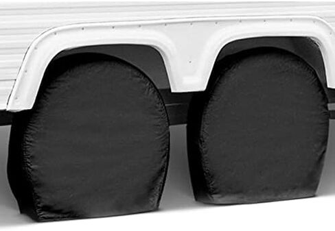 Covercraft ST7004BK Black XL Tiresavers Snap Ring Cover (36in - 39in) in Saudi Arabia