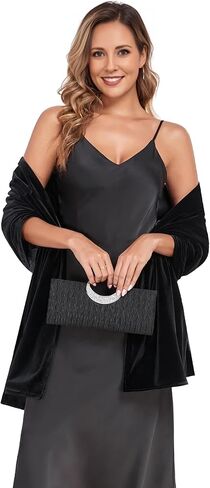 Shawls and Wraps for Evening Dresses Pashmina Wraps for Women Wedding Velvet Shawl Wrap Accessories in Kuwait