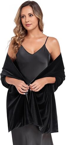 Shawls and Wraps for Evening Dresses Pashmina Wraps for Women Wedding Velvet Shawl Wrap Accessories in Kuwait