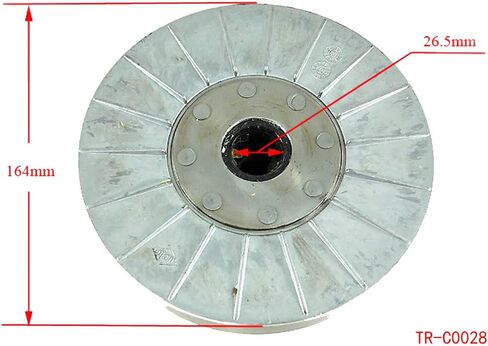 Rear Clutch Driven Pulley for ASW Manco Talon Linhai Bighorn 260cc 300cc ATV UTV in Saudi Arabia