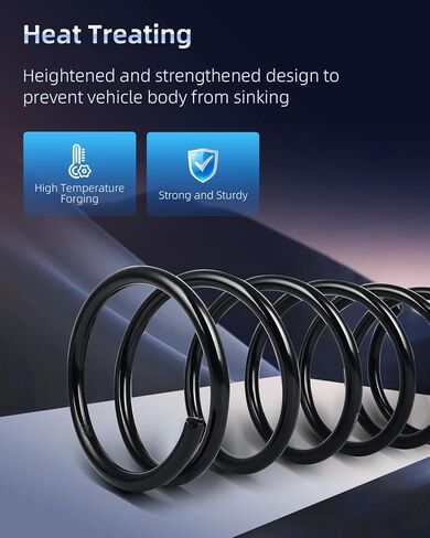 ECCPP Coil Springs Suspension Coil Spring Set for 1995-2002 for Toyota Corolla Coil Springs for 4813102380 2PCS Front Coil Springs in Saudi Arabia