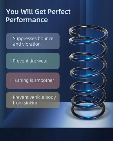 ECCPP Coil Springs Suspension Coil Spring Set for 1995-2002 for Toyota Corolla Coil Springs for 4813102380 2PCS Front Coil Springs in Saudi Arabia