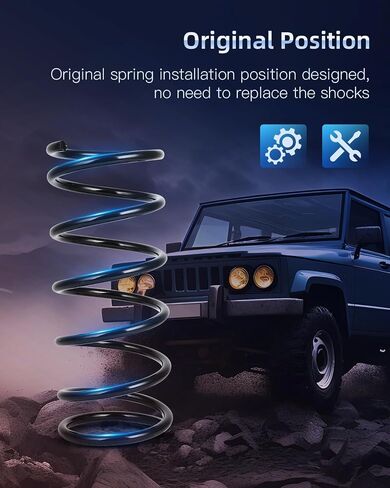 ECCPP Coil Springs Suspension Coil Spring Set for 1995-2002 for Toyota Corolla Coil Springs for 4813102380 2PCS Front Coil Springs in Saudi Arabia