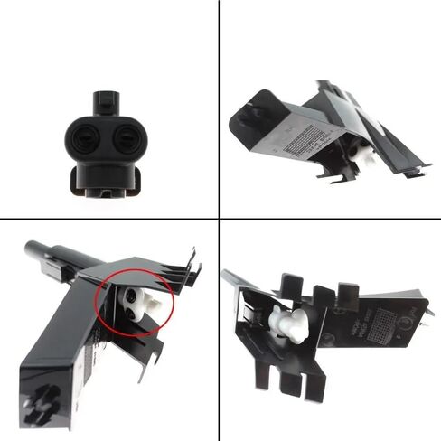1SET Front Pront Leadper Washer Spars Cover Cover Cover مع موصل لـ Nissan Qashqai Dualis J10 2010 2011 2013 2013 in Saudi Arabia