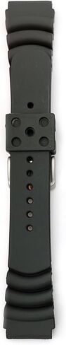 AddiesDive Rubber Watch Band for Dive Watches Proof Prackice Strap للرجال إطلاق سريع المعصم 20 مم 22 مم أسود اللون البرتقالي in Kuwait