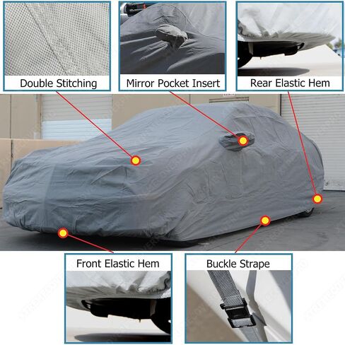تغطية السيارة تناسب 2009 2010 2011 2012 2013 2014 Acura TL Xtremecoverpro Pro Series Gray in Saudi Arabia