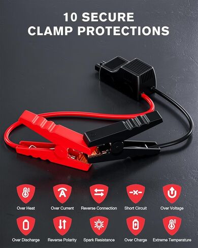 بطارية بطارية السيارة بداية ، 4000A Peak Jump Starter Battery Pack لما يصل إلى 10 لتر غاز ومحركات ديزل 8L ، ومربع قفزة محمولة 12V مع بنك USB/Power/Dual Output/LED in Saudi Arabia