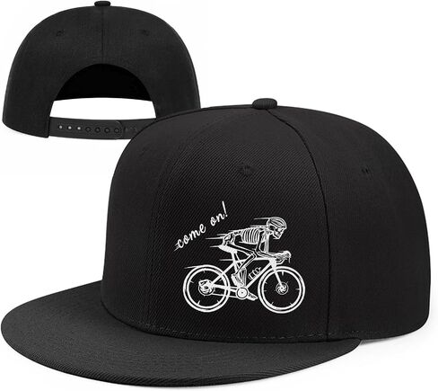 Flat Bill Hats for Men Snapback Snap Backpack Hat for Boy Wide Brim Pitbull lids Black Trucker Dad Baseball Cap Rock Roll in Saudi Arabia