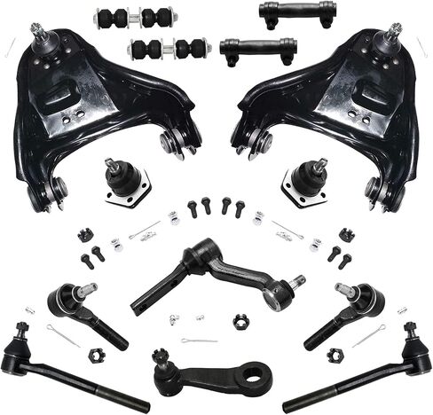 Detroit Axle - 4WD Front End Kit for Chevy GMC Jimmy S10 Blazer Sonoma Bravada Upper Control Arms w/Ball Joints Sway Bars Tie Rods Adjusting Sleeves Lower Ball Joints Idler Pitman Arm - 14pc Set in Saudi Arabia