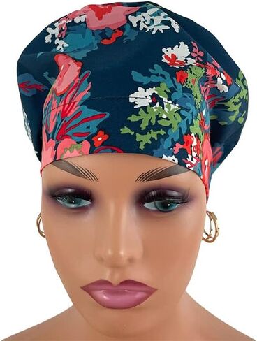 شريط الغطاء على الطراز الأوروبي/شريط Grosgrain - باقة موسى - قبعة فرك للنساء والرجال ربطة عنق | غطاء العمل مع حامل. قبعات فرك للنساء ، قبعات الممرضات | دكتور هاتز in Saudi Arabia
