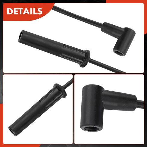A-Premium Ignition Sclow Slug Wires مجموعة من 6 متوافقة مع Dodge Grand Caravan & Chrysler Town & Country & Plymouth Grand Voyager ، 3.3L 3.8L in Saudi Arabia