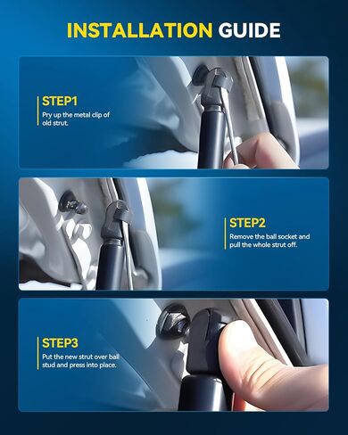 دعامات Philtop Hood STRUTS SUPTERS PRESSION STRUTS ، تناسب 2009-2016 A4 QUATTRO ؛ A4 ، 2008-2016 A5 Quattro ، 2008-2017 S5 ، 2010-2016 S4 ، 2013-2016 Allroad ، استبدل# TSG101032 ، 2B843918 ، 1PCS in Saudi Arabia