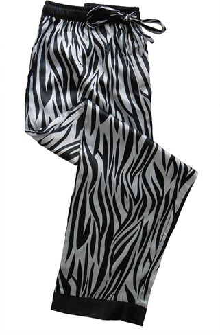 Up2date Fashion Women's Printed Satin Sleep & Lounge Pants, Style WSP-21 in Saudi Arabia