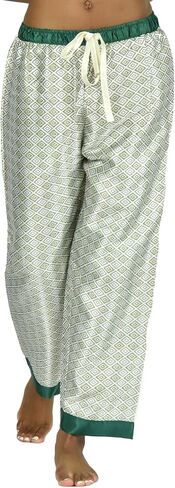 Up2date Fashion Women's Printed Satin Sleep & Lounge Pants, Style WSP-21 in Saudi Arabia