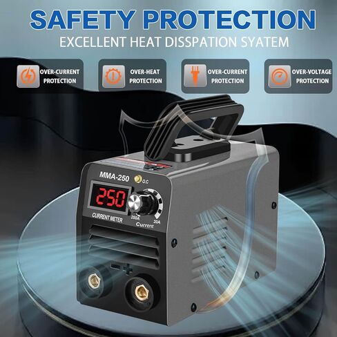 Super Mini Stick Welder Machine,110V 250A ARC Portable MMA Welding Machine for Beginners,Welding Machine with 10pcs Welding Rod Tools,IGBT Inverter Welder,Hot Start Arc Force Anti-stick in Saudi Arabia