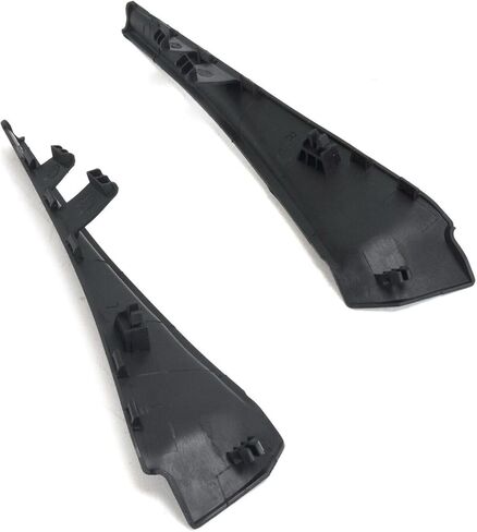 Pair Drivers Passenger Left Right Side Cowl Extension Plastic Black for Nissan for Rogue 2014-2020 in Saudi Arabia