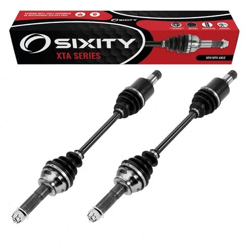 2 pc Sixity XTA Rear Left Right Axles compatible with Polaris Ranger 2x4 500 4x4 EFI 700 6x6 800 Crew HD MVRS XP 2006-2017 in Saudi Arabia