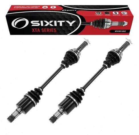 2 pc Sixity XTA Rear Left Right Axles compatible with Polaris Ranger 2x4 500 4x4 EFI 700 6x6 800 Crew HD MVRS XP 2006-2017 in Saudi Arabia